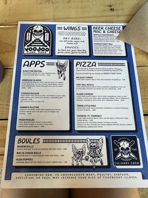 Menu photo 7 Voodoo Plano, TX