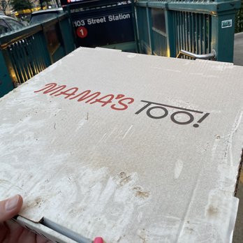 MAMA'S TOO! - This is how we got the box. What is all this dust? - Pizza Near Me - New York, New York MAMA'S TOO! - This is how we got the box. What is all this dust? - Pizza Near Me - New York, New York