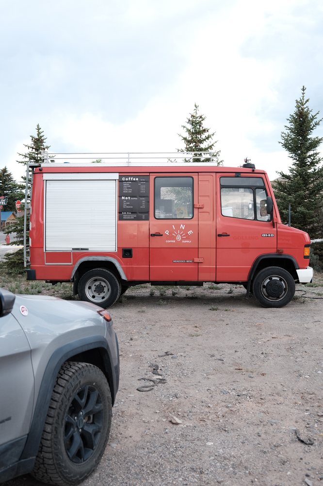 Pine Coffee Truck Logo