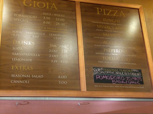 Menu photo 3 Gioia Pizzeria Berkeley, CA