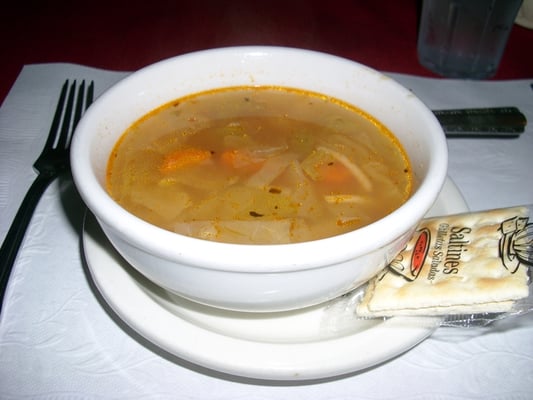 Photo of Marino's Italian Restaurant - San Diego, CA, US. minestrone soup