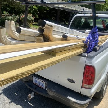 Carolina Custom Home Improvements - Hauled off the old gutters for us. - Roofing Near Me