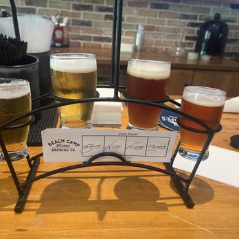 Beach Camp Brewing - Flight - Brewpubs Near Me - Santa Rosa Beach, Florida Beach Camp Brewing - Flight - Brewpubs Near Me - Santa Rosa Beach, Florida