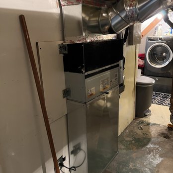 Deljo Heating and Cooling - Basement unit. Again- extremely quite while operating. Had to touch it to prove to myself it was "on". - Heating & Air Conditioning/HVAC Near Me - Park Ridge, Illinois