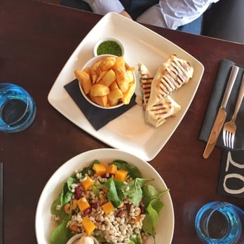 The Kitchen - lunch menu: chicken and bacon wrap, super foods salad - Irish Near Me - Gorey, WX