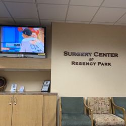 Surgery Center At Regency Park - Waiting room has a tv