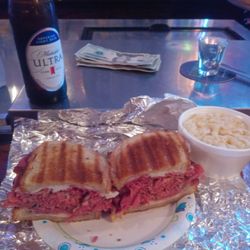 Pastrami deli sandwich. A plate full of deliciousness.