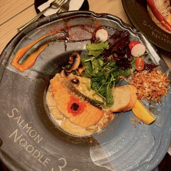 Salmon Noodle 3.0 - Salmon Ramen Truffle - Noodles Near Me - New York, New York Salmon Noodle 3.0 - Salmon Ramen Truffle - Noodles Near Me - New York, New York