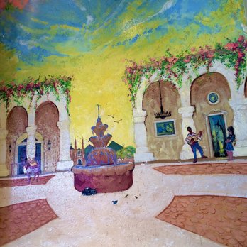 El Indio Mexican Restaurant - One of the wall Art murals - Mexican Near Me - San Diego, California
