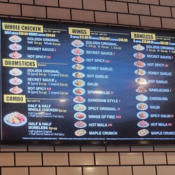 bb.q Chicken - Menu 2 - Chicken Wings Near Me - Cupertino, California