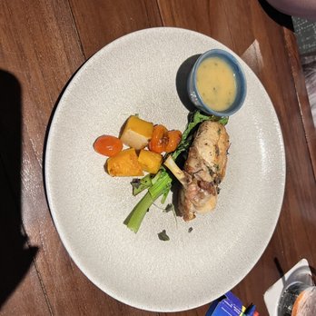 Manta - Roasted chicken dish split already for our two kids with veggies and a lemon sauce. - Hawaiian Near Me - Kamuela, Hawaii Manta - Roasted chicken dish split already for our two kids with veggies and a lemon sauce. - Hawaiian Near Me - Kamuela, Hawaii