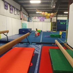 Envy Gymnastics - The beam area.