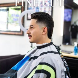 A modern short mullet or "siete" done by Steven
