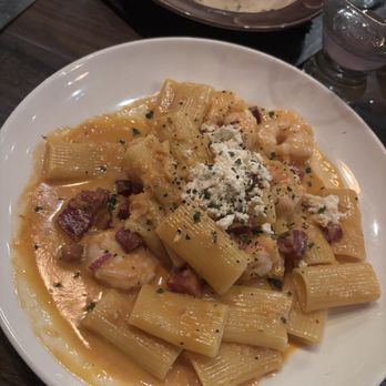 Sorellina - Vodka Rigatoni with shramps - Italian Near Me - Traverse City, Michigan
