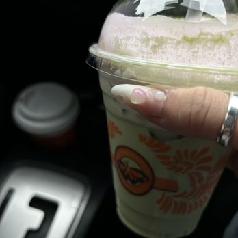 La Monarca Bakery & Cafe - Horchata matcha with strawberry foam - Bakeries Near Me - Los Angeles, California La Monarca Bakery & Cafe - Horchata matcha with strawberry foam - Bakeries Near Me - Los Angeles, California