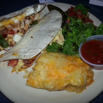 Cafe Brazil - Roasted Turkey tacos...sub hashbrown casserole instead of Rosemary potatoes - Coffee & Tea Near Me - Carrollton, Texas