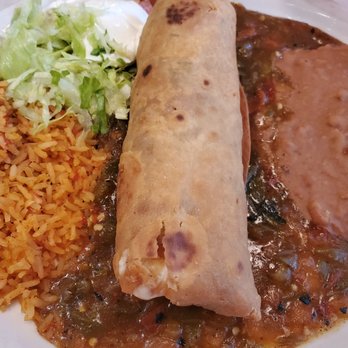Chuy's - Chuychanga with hatch chike sauce - Tex-Mex Near Me - Sugar Land, Texas