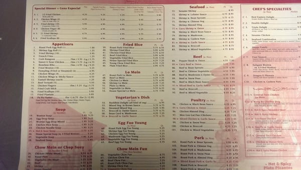 Menu photo 2 Best Eastern Restaurant Central Falls, RI