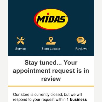 Midas - This is the proof that i book for appointment and keep me waiting forever - Auto Repair Near Me - Poway, California