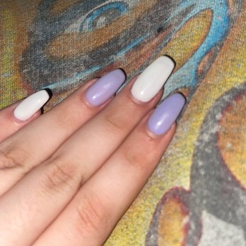 Levo Nails & Spa - i got these done 2 days ago and they look like i've had them for almost a week.. - Nail Salons Near Me - Ashburn, Virginia