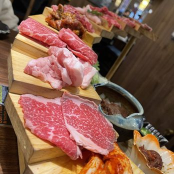 GAN-HOO BBQ - Meat Lover's Stair Combo - Barbeque Near Me - Flushing, New York