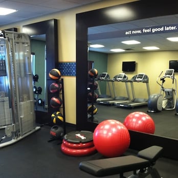 Hampton Inn Brockport - A view of the gym at the Hampton Inn Brockport. - Hotels Near Me - Brockport, New York