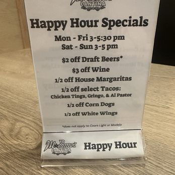Yo Mommas Cantina - Happy Hour Specials - Mexican Near Me - Aurora, Colorado