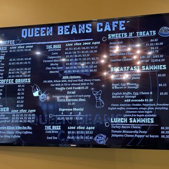 Queen Beans Cafe - menu - Coffee & Tea Near Me - Coraopolis, Pennsylvania