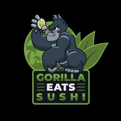 Gorilla Eats Sushi by null