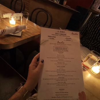 Amélie west village Restaurant, Bistro & Wine Bar - We tried their Summer Restaurant Week 3 course dinner menu for $45.00pp. It's a great deal! - French Near Me - New York, New York