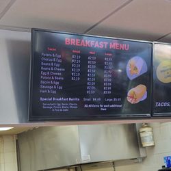 Charlie's Taco - Breakfast Menu