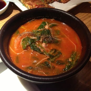 Sa Rang Bang - Hangover soup... Not too spicy and is my new favorite - Korean Near Me - Sacramento, California Sa Rang Bang - Hangover soup... Not too spicy and is my new favorite - Korean Near Me - Sacramento, California