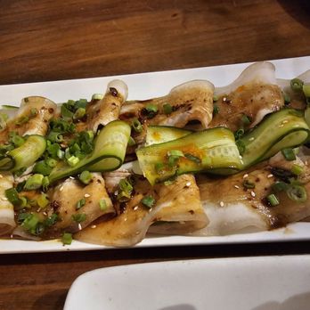 Trendy Dumpling - Garlic pork belly - Noodles Near Me - Houston, Texas Trendy Dumpling - Garlic pork belly - Noodles Near Me - Houston, Texas