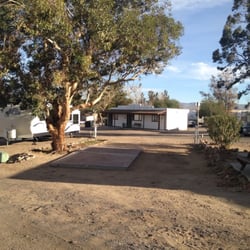 Desert Springs Rv Park - Shot taken from back of my spot toward the laundry/Men's/Ladiesroom