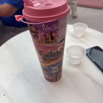 Ume Tea - Ume Boba Milk Tea, Bunny surprise cup - Bubble Tea Near Me - Milpitas, California Ume Tea - Ume Boba Milk Tea, Bunny surprise cup - Bubble Tea Near Me - Milpitas, California
