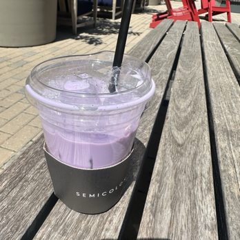 Semicolon Cafe - Ube latte - Korean Near Me - Falls Church, Virginia Semicolon Cafe - Ube latte - Korean Near Me - Falls Church, Virginia