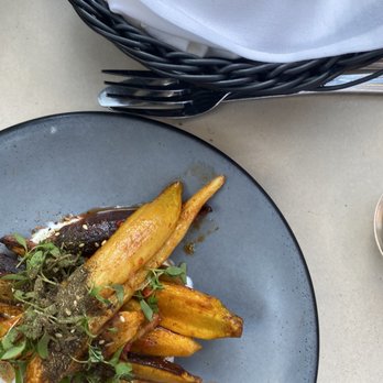 Aba - Grilled Carrots w/ Lemon Jam - Mediterranean Near Me - Austin, Texas Aba - Grilled Carrots w/ Lemon Jam - Mediterranean Near Me - Austin, Texas