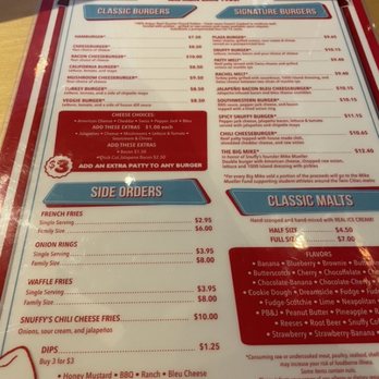Snuffy's Malt Shop - Menu - Hot Dogs Near Me - Bloomington, Minnesota
