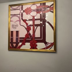 New York Fine Art Gallery & Custom Framing - Hermes Scarf purchased in Paris