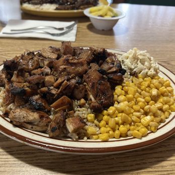Hula Boy Charbroil - 16. Teriyaki Chicken Plate with Hawaiian Mac Salad and Corn is always a winner. - Hawaiian Near Me - Vancouver, Washington Hula Boy Charbroil - 16. Teriyaki Chicken Plate with Hawaiian Mac Salad and Corn is always a winner. - Hawaiian Near Me - Vancouver, Washington