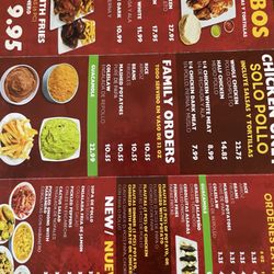 Palenques - Menu