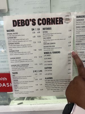 Menu photo 5 Debo’s Corner Jackson, MS