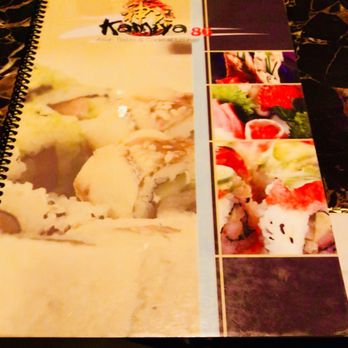 Kamiya 86 - Kamiya menu very colorful and nice to read. The prices are great too. - Sushi Bars Near Me - Ponte Vedra Beach, Florida Kamiya 86 - Kamiya menu very colorful and nice to read. The prices are great too. - Sushi Bars Near Me - Ponte Vedra Beach, Florida