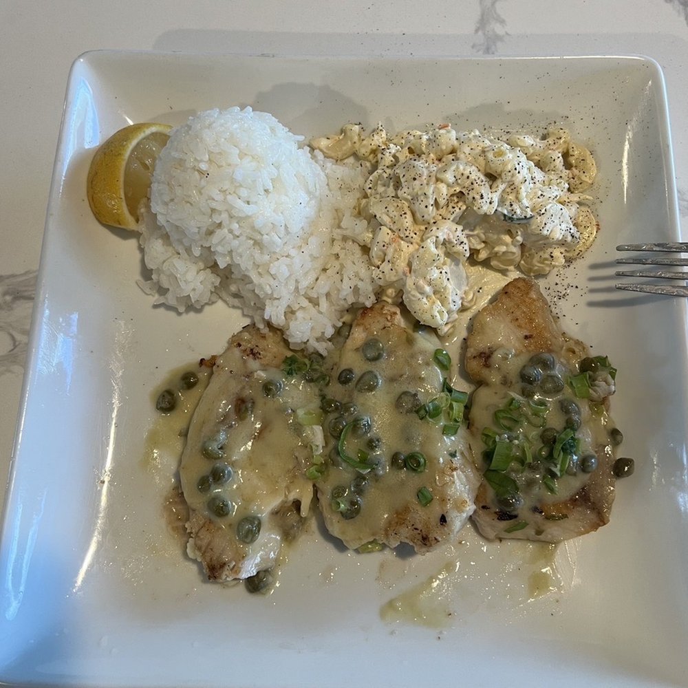 Eagle Cafe - Mahi Mahi with lemon-butter-caper sauce - Breakfast & Brunch Near Me - Honolulu, Hawaii Eagle Cafe - Mahi Mahi with lemon-butter-caper sauce - Breakfast & Brunch Near Me - Honolulu, Hawaii