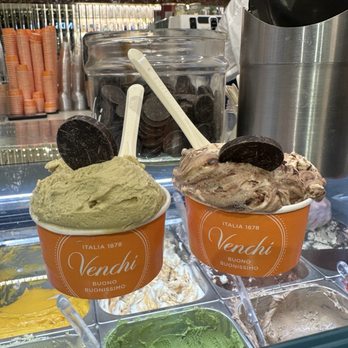 Venchi - Pistachio and Cremini (baby size) - Chocolatiers & Shops Near Me - Costa Mesa, California Venchi - Pistachio and Cremini (baby size) - Chocolatiers & Shops Near Me - Costa Mesa, California