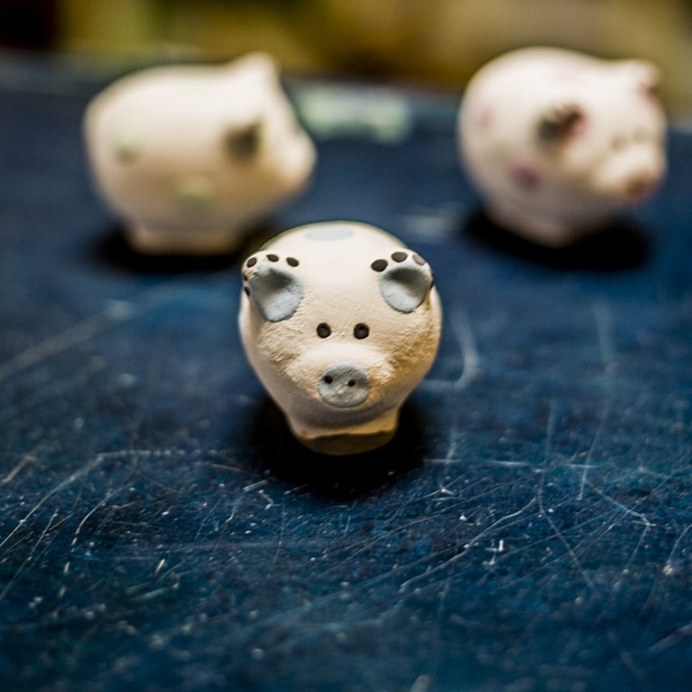 Petroglyph Ceramic Lounge - pigs on the counter - Paint-Your-Own Pottery Near Me - Los Gatos, California Petroglyph Ceramic Lounge - pigs on the counter - Paint-Your-Own Pottery Near Me - Los Gatos, California