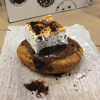 Yelp's Wake & Bake At Holtman's! - I think JB made this donut. Either way, we both enjoyed it! - Local Flavor Near Me - Cincinnati, Ohio