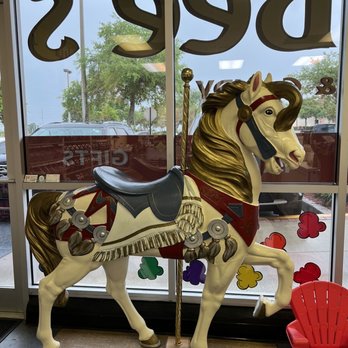 Ms Bee's Popcorn & Candy Shoppe - a carousel horse - Candy Stores Near Me - Clermont, Florida