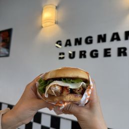 Korean Spicy Chicken Burger