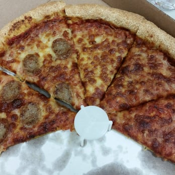 Sarpino's Pizzeria - Half Sausage and cheese...the girls devoured it so fast. - Pizza Near Me - Bloomingdale, Illinois Sarpino's Pizzeria - Half Sausage and cheese...the girls devoured it so fast. - Pizza Near Me - Bloomingdale, Illinois